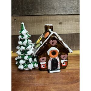 Vintage Gingerbread House Christmas Village